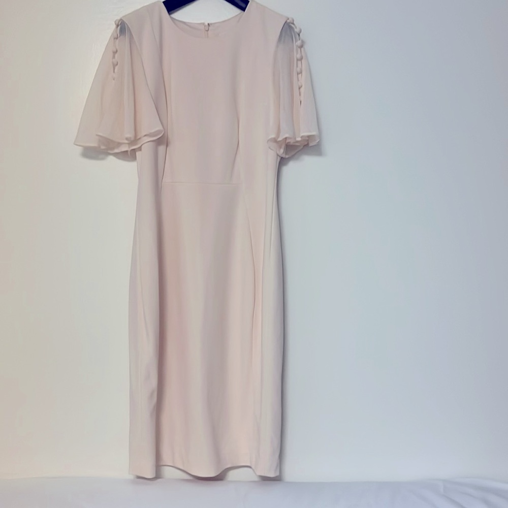 Calvin Klein Gentle Soft Pink Sheath Dress size 8